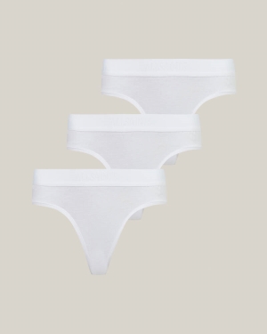 Ropa De Dormir Allsaints Betha Tanga 3 Pack Mujer Blancos | BN7512036