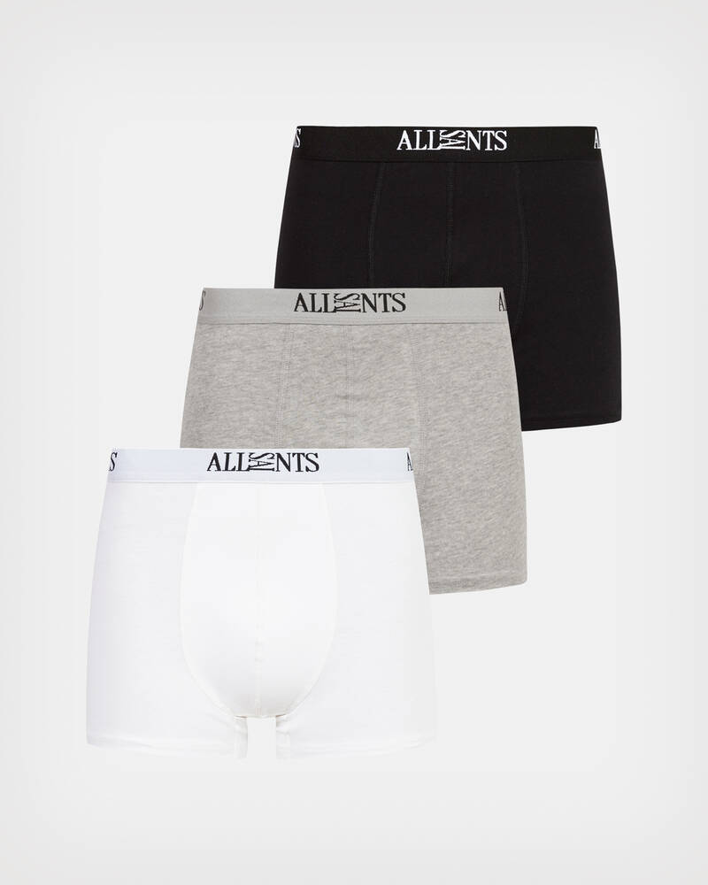 Calcetines Allsaints Wren Boxers 3 Pack Hombre Negros | DO7832641