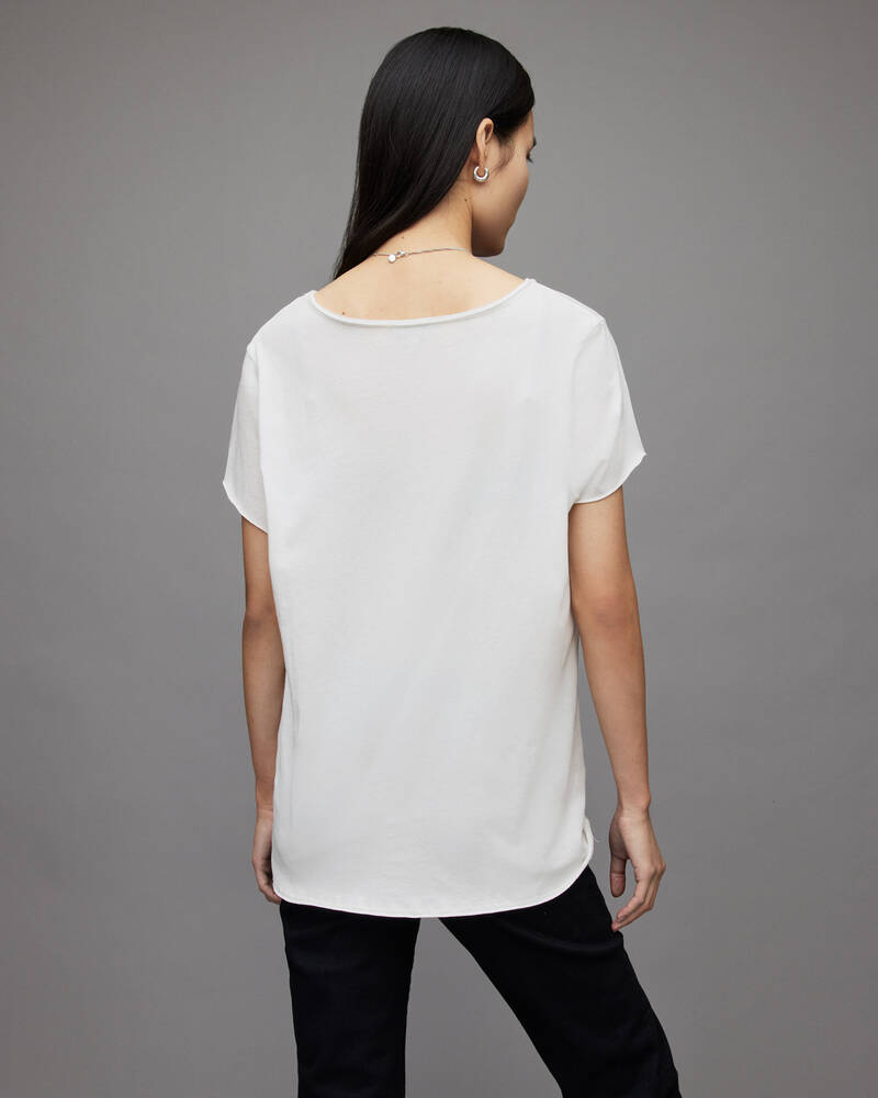 Camiseta Allsaints Emelyn Tonic Mujer Blancos | PI9670548