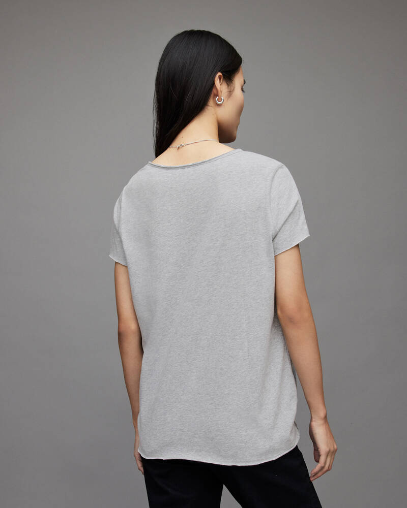 Camiseta Allsaints Emelyn Tonic Mujer Grises | PE7904315