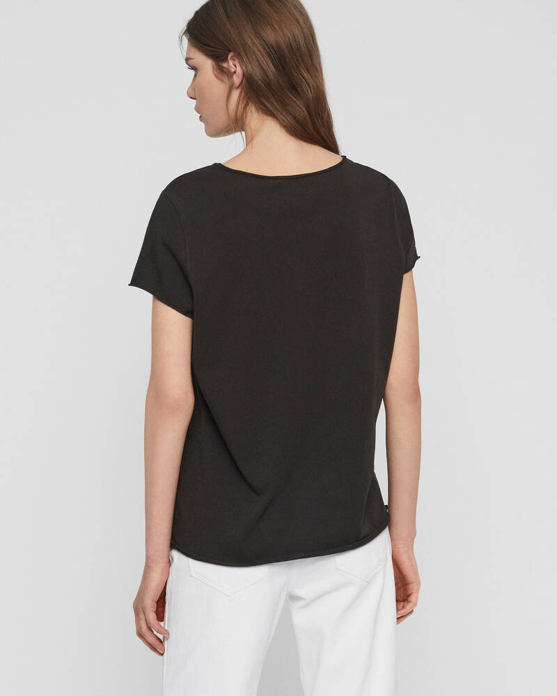 Camiseta Allsaints Emelyn Tonic Mujer Negros | WG1206579