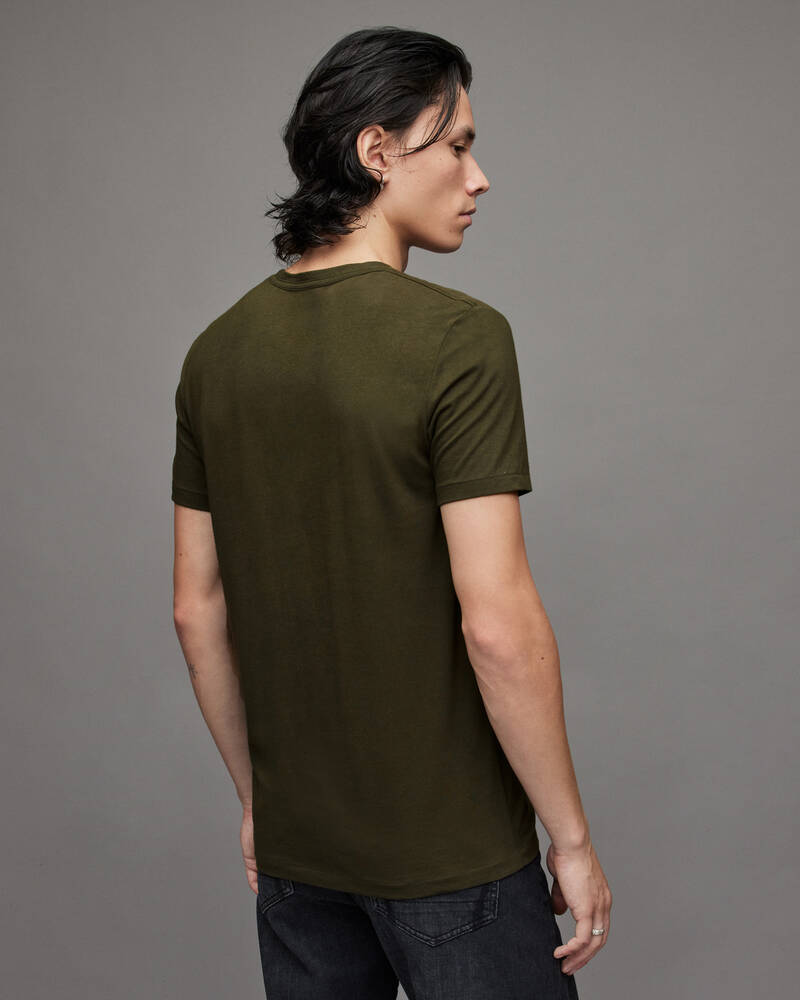 Camiseta Allsaints Tonic Crew Hombre Verdes | WQ6492075