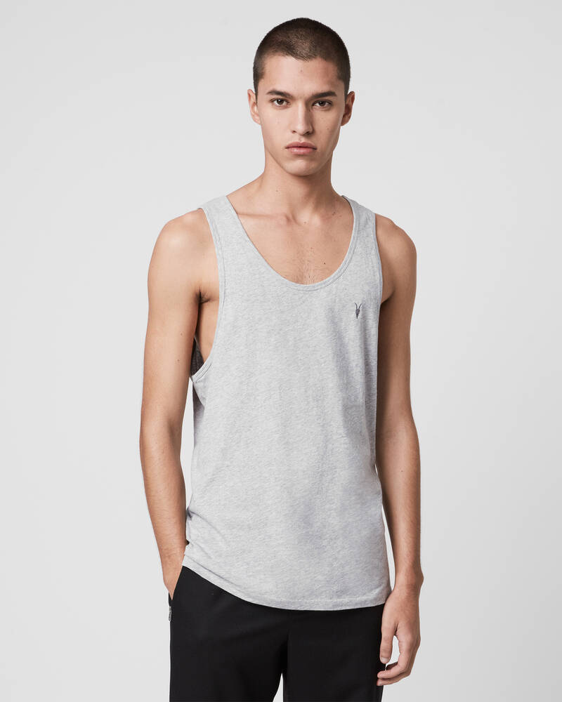 Camiseta Allsaints Tonic Hombre Grises | OM5974603