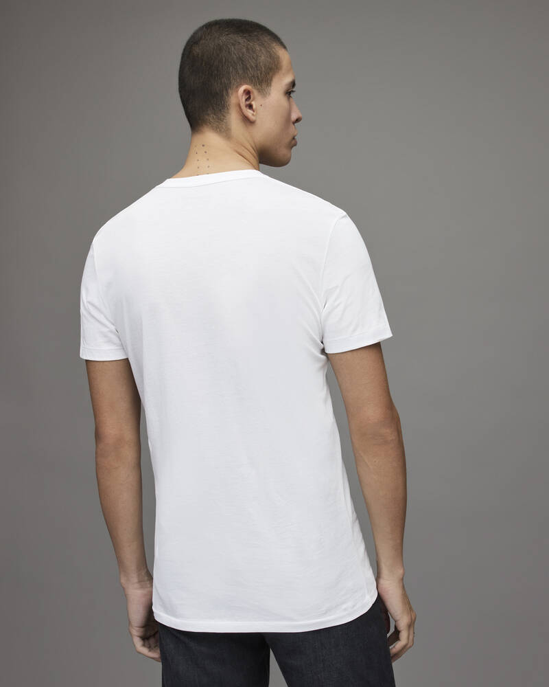 Camiseta Allsaints Tonic V Neck Hombre Blancos | DS1260483