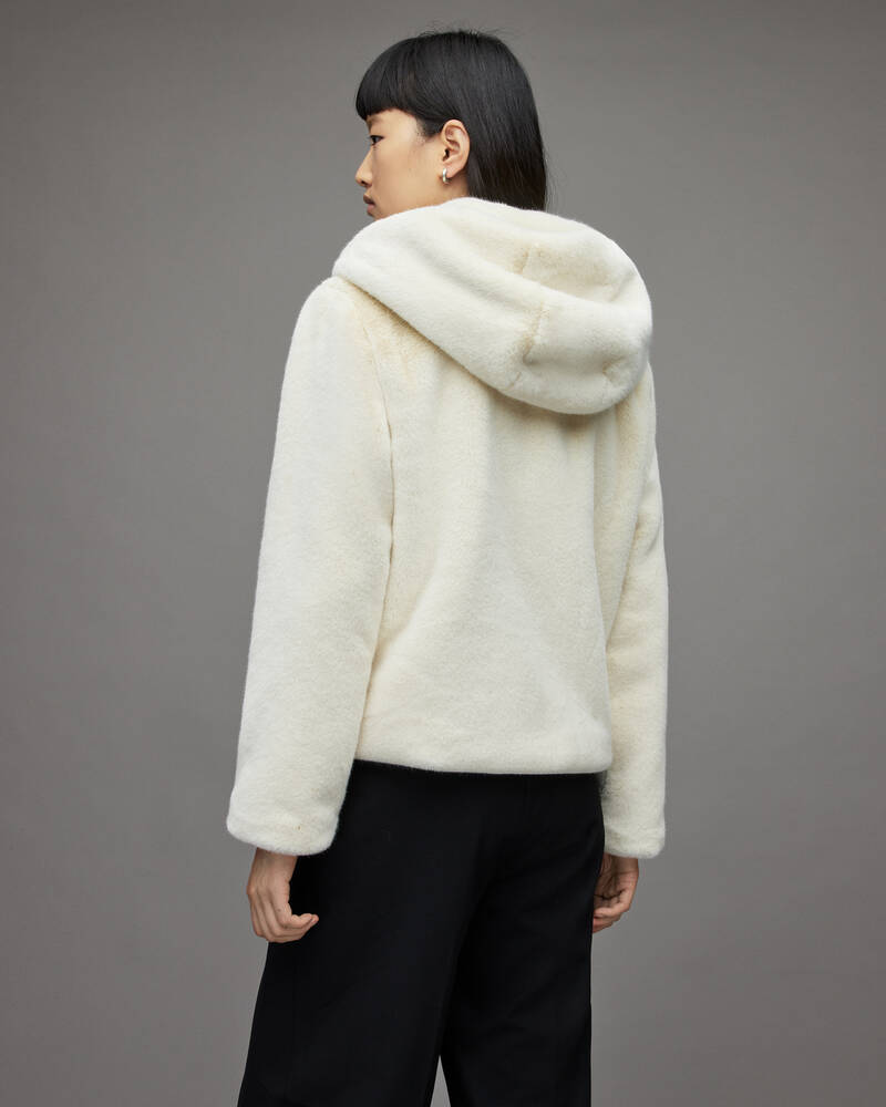 Chaquetas Allsaints Tallullah Faux Fur Bomber Mujer Blancos | UC0953247