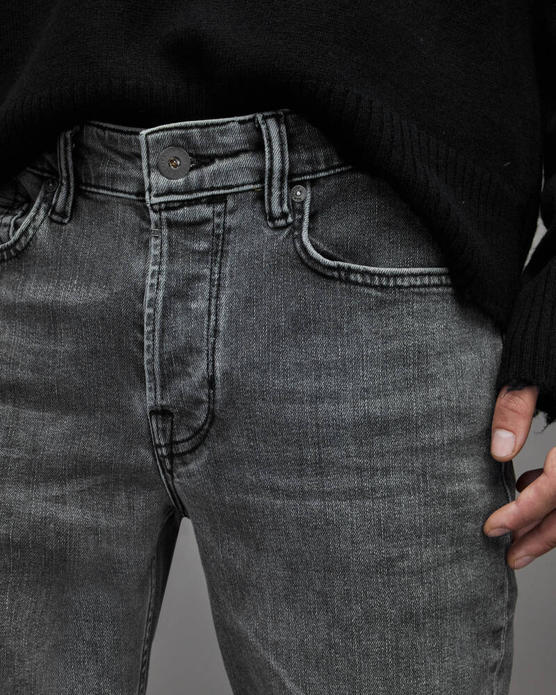 Jeans Allsaints Rex Slim Hombre Negros | NH9842157