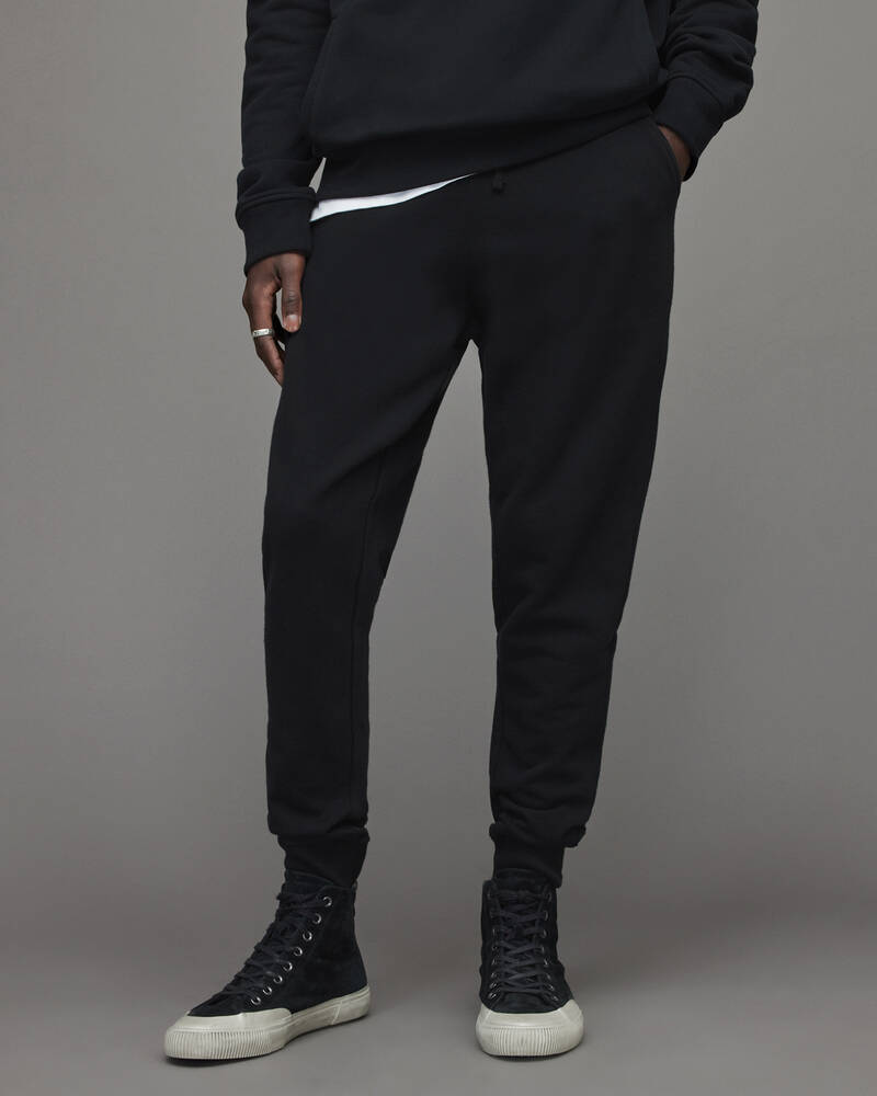 Pantalones Allsaints Raven Cuffed Slim Sweatpants Hombre Negros | KF7851394