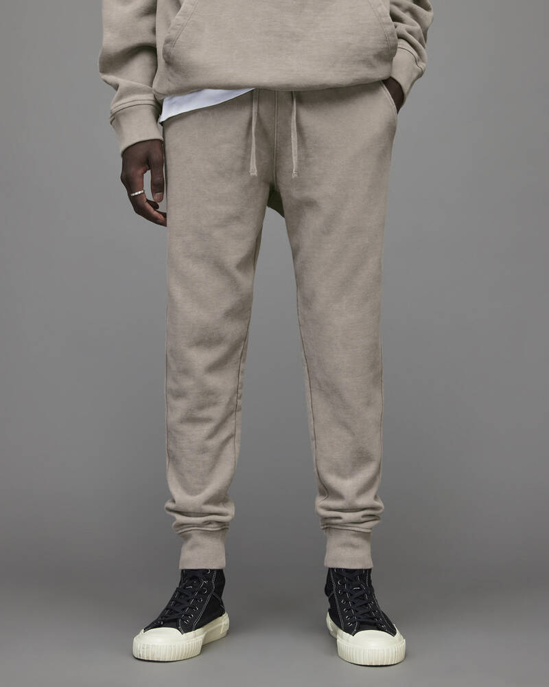 Pantalones Allsaints Saka Cuffed Slim Sweatpants Hombre Marrom | ZY0384217