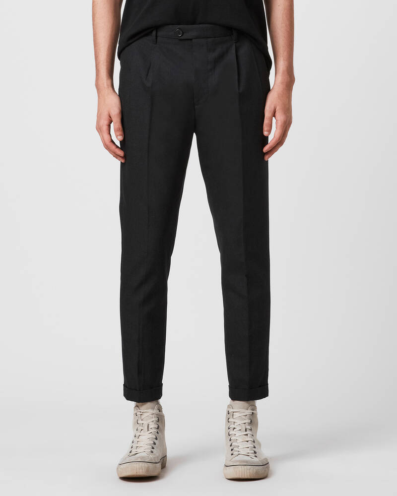 Pantalones Allsaints Tallis Cropped Slim Hombre Grises | WM8520913