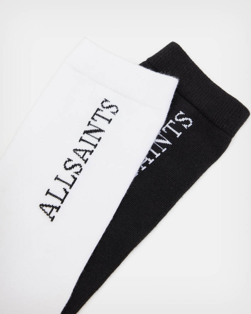 Ropa De Dormir Allsaints Saints Logo 2 Pack Mujer Negros Blancos | HC3241758