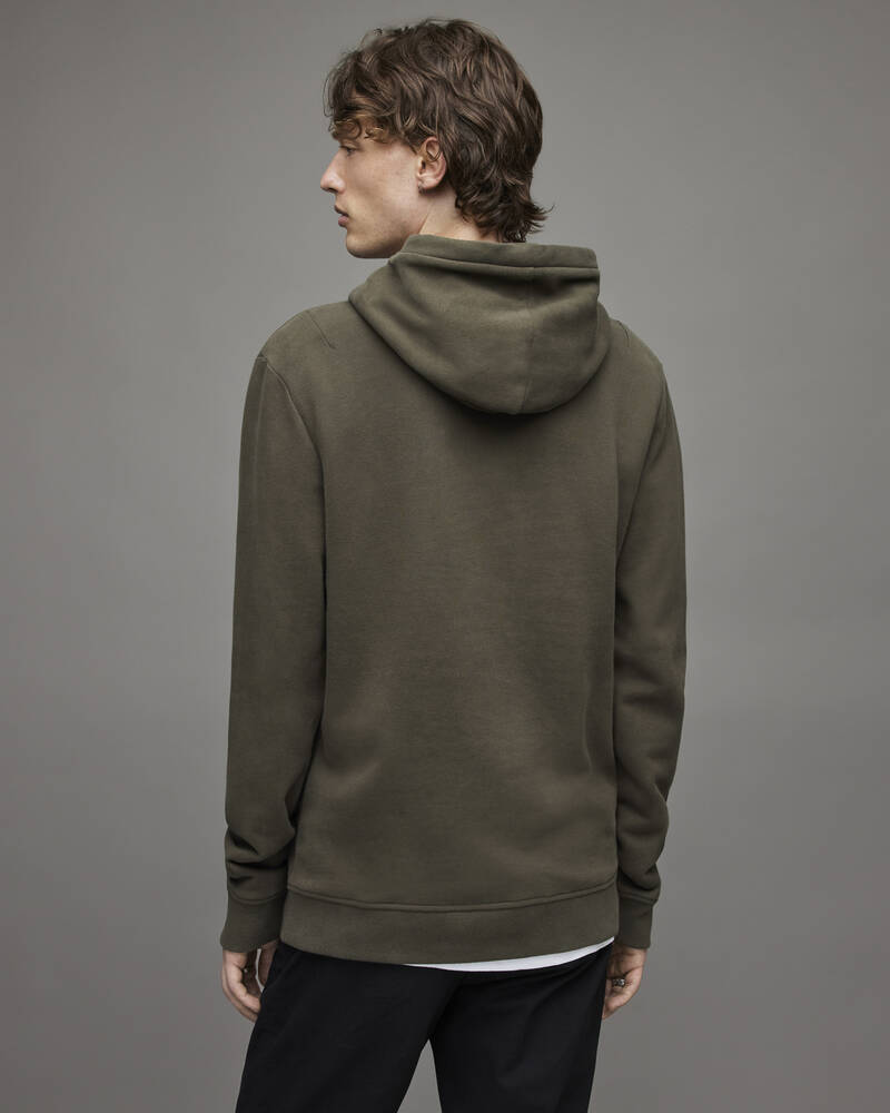 Sudadera Con Capucha Allsaints Raven Pullover Hombre Marrom | EM2034951