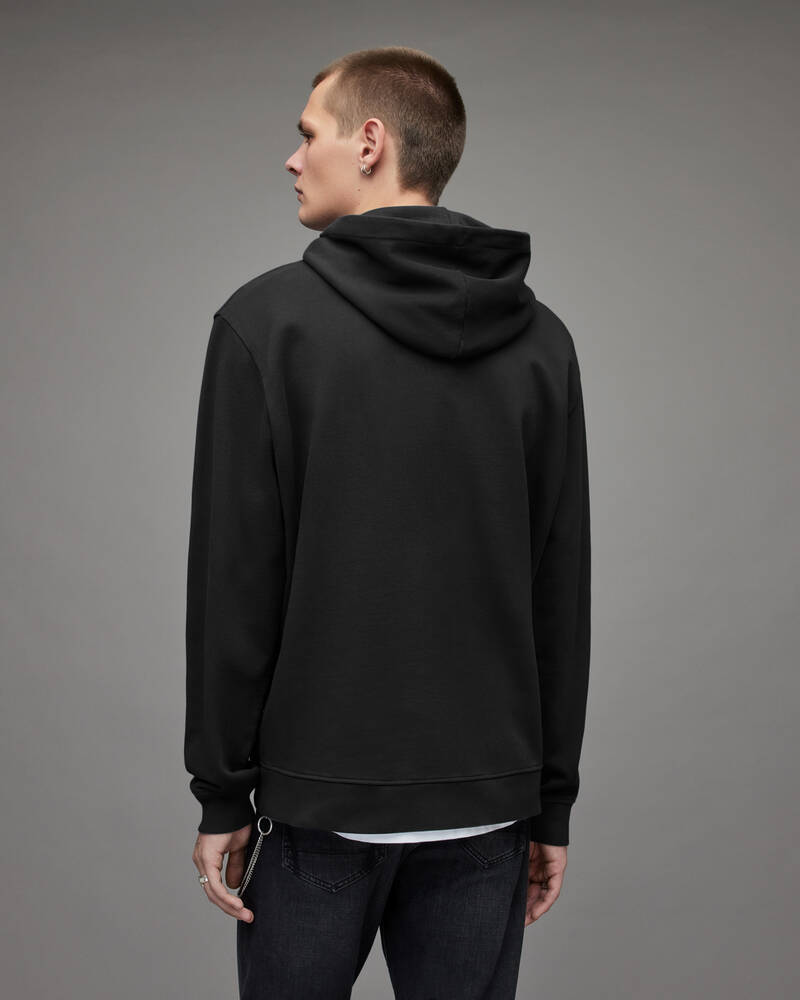 Sudadera Con Capucha Allsaints Refract Pullover Hombre Negros | CI1823065