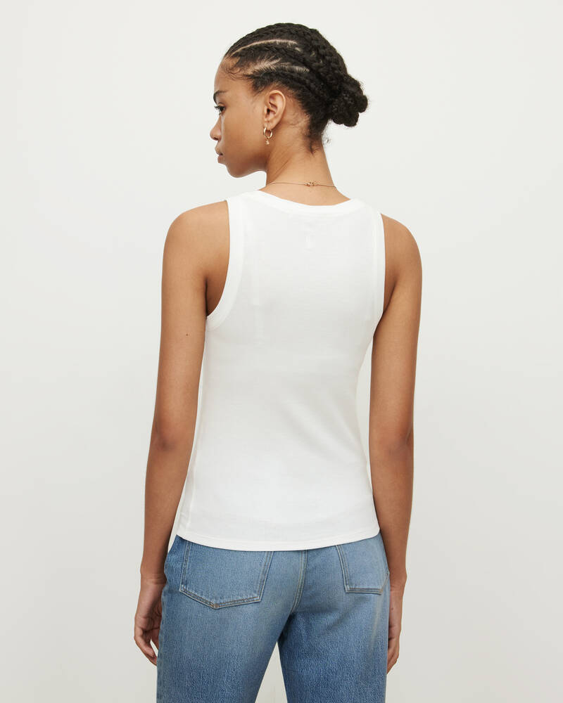 Tops Allsaints Rina Tank Mujer Blancos | CV5674031