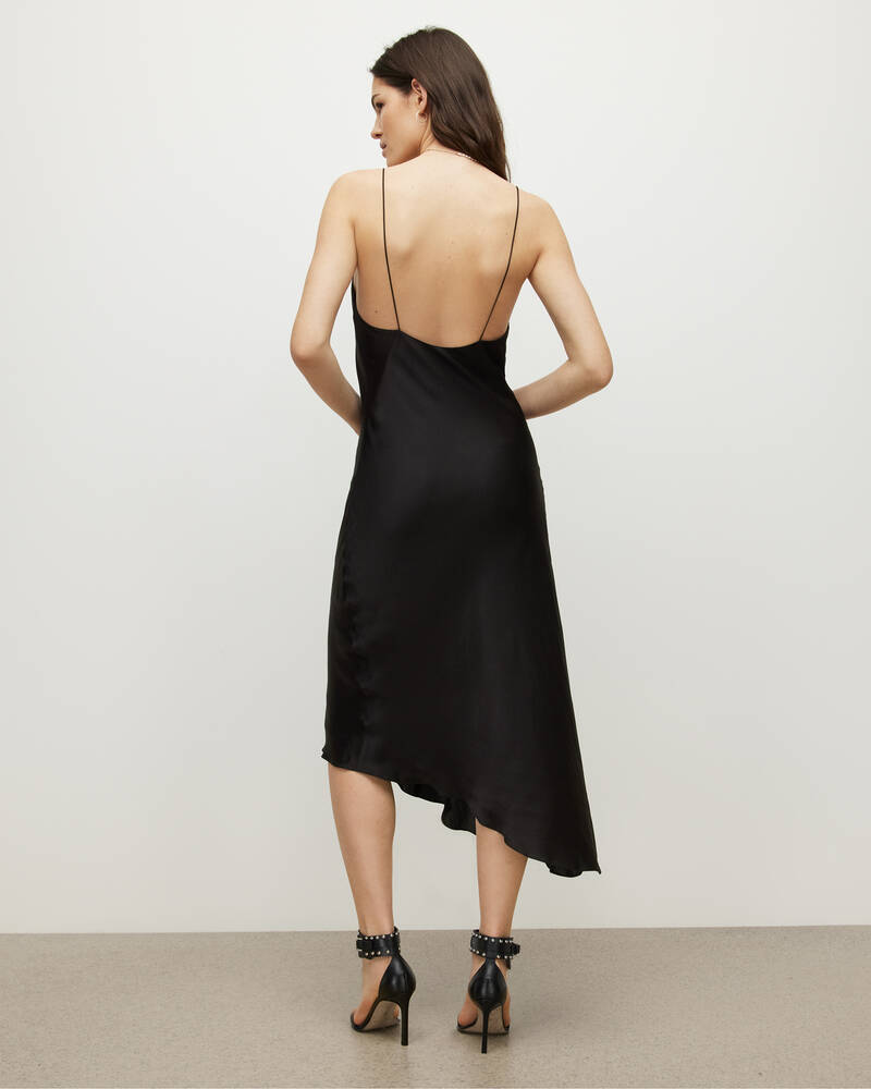 Vestido Allsaints Alexia Midi Mujer Negros | TL1568039