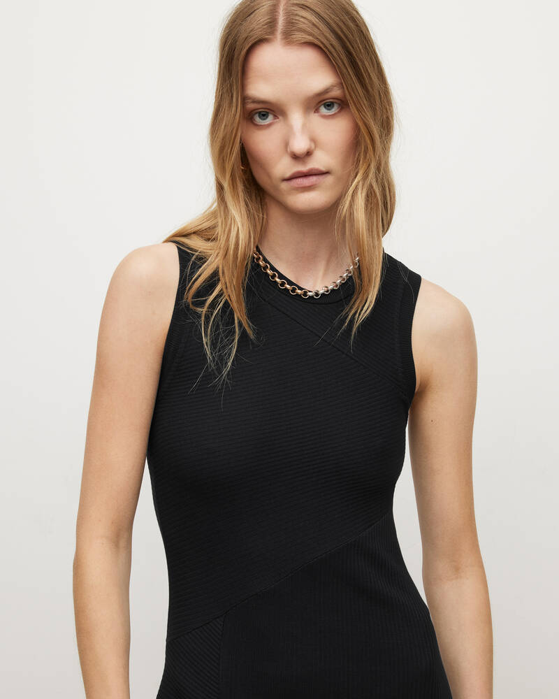 Vestido Allsaints Gia Mujer Negros | YH8456721