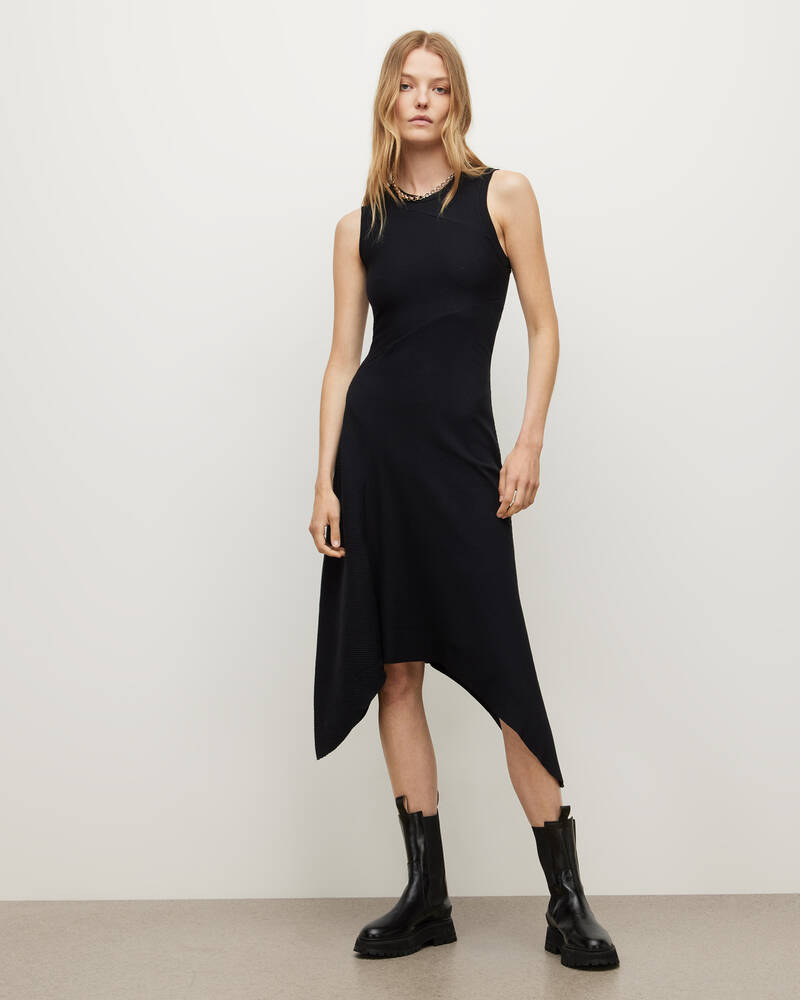 Vestido Allsaints Gia Mujer Negros | YH8456721