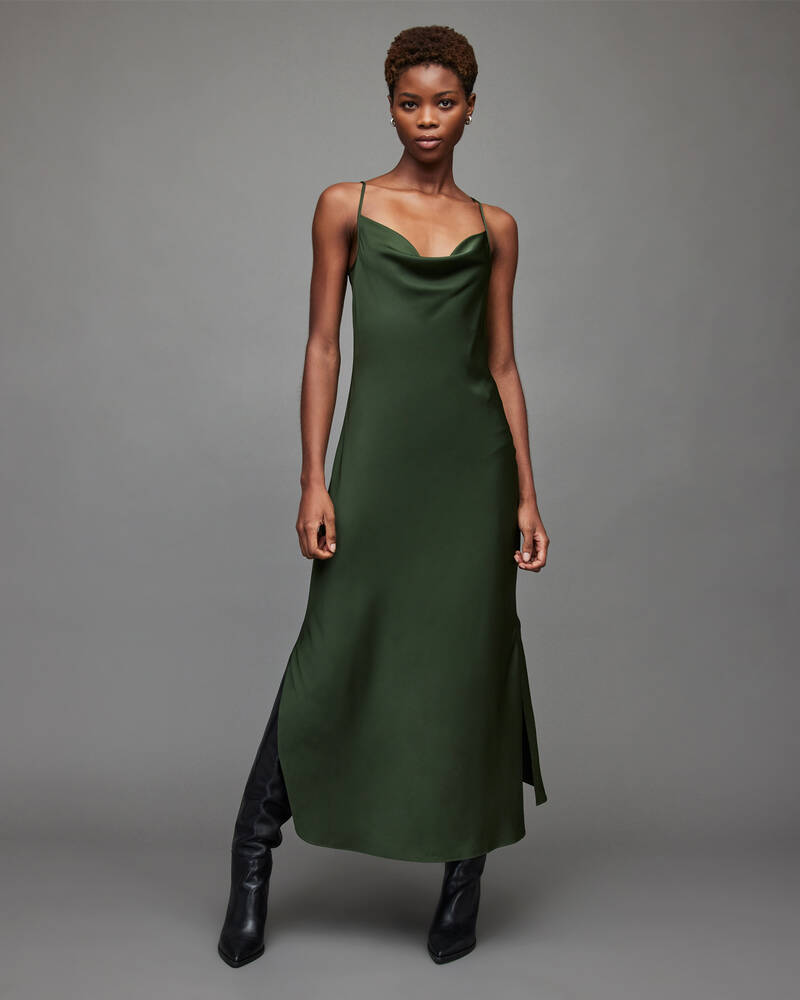 Vestido Allsaints Hadley Mujer Verdes | AD9574603