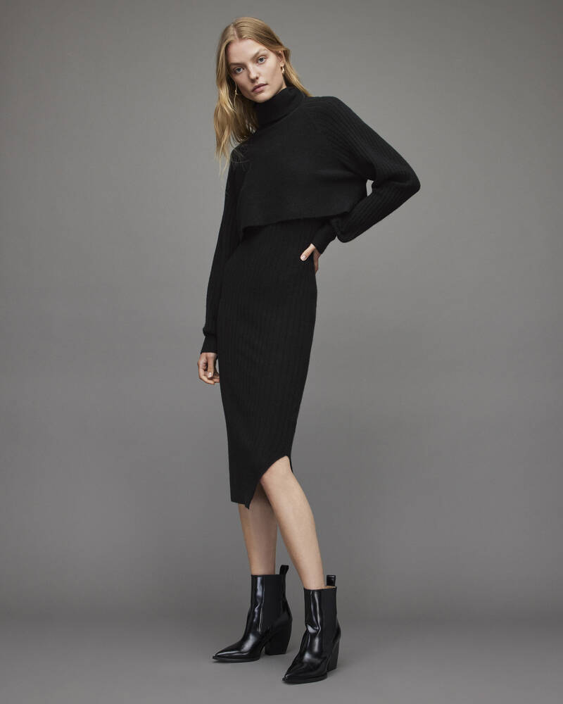 Vestido Allsaints Margot 2 In 1 Mujer Negros | LD4298305