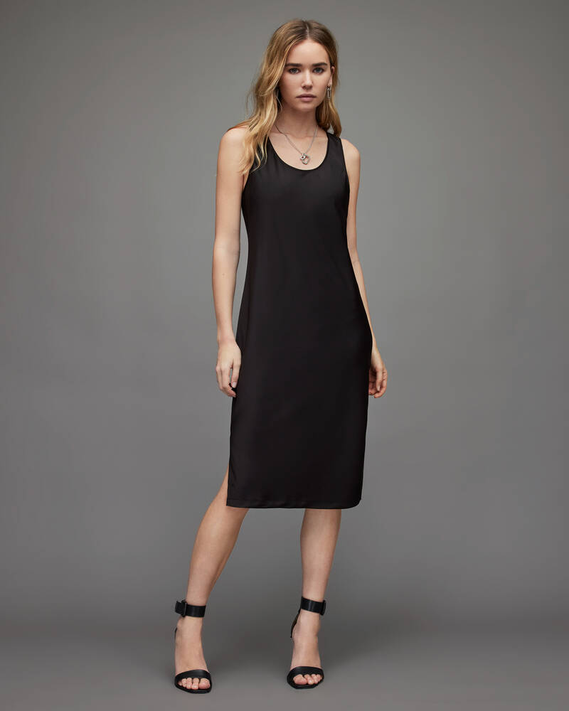 Vestido Allsaints Patrice 2 In 1 Midi Mujer Negros Azul Rey Azules | LG5804127