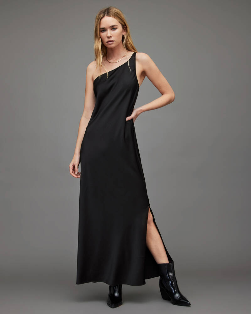 Vestido Allsaints Studio 2 In 1 Midi Mujer Negros | GZ7029514