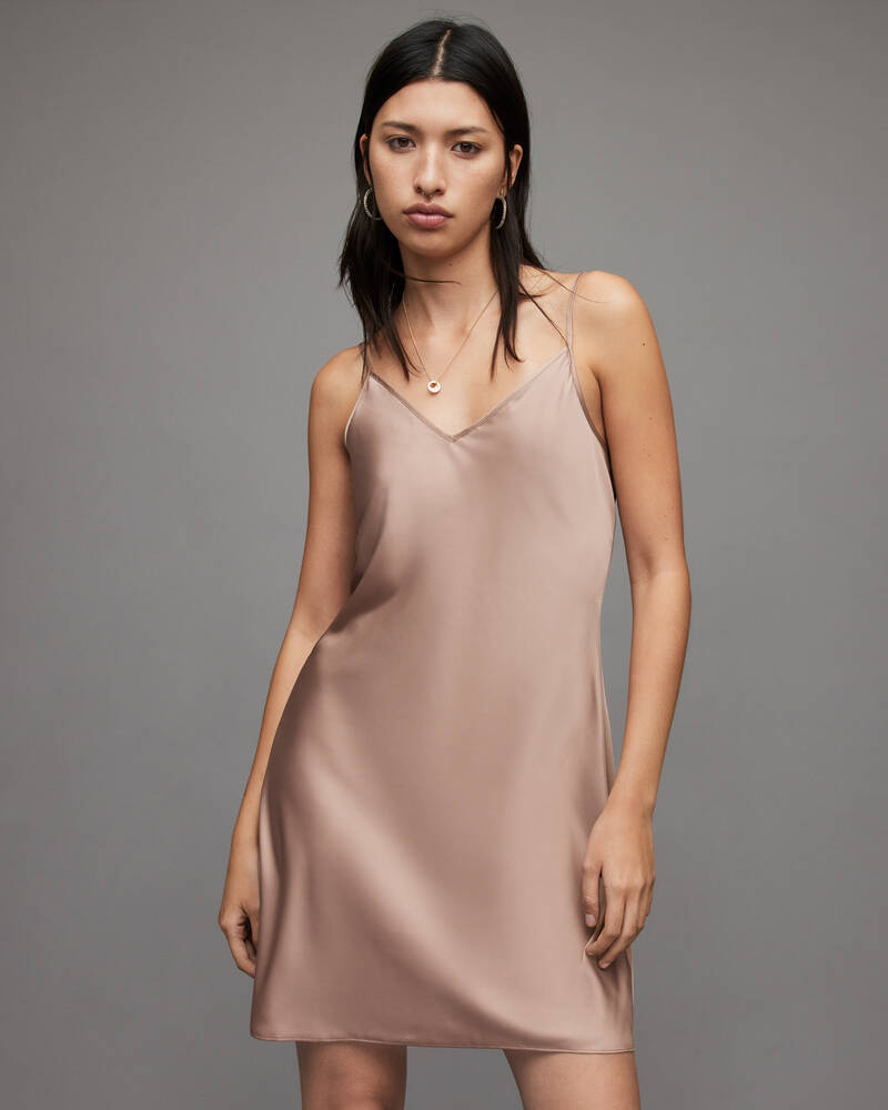 Vestido Allsaints Tierny Mini Mujer Rosas | NH6387950